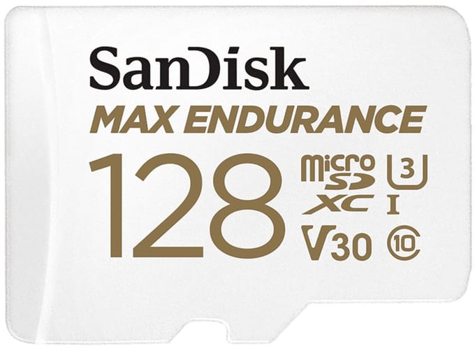 SANDISK MicroSDHC MAX Endurance 128GB incl SD adapter