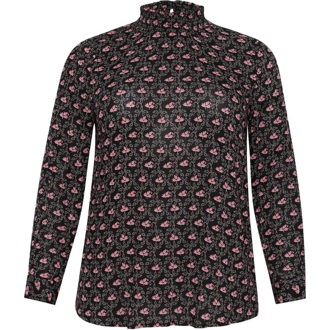 Kaffe Curve KCami LS Blouse Printed Dames Blouse - Maat 46