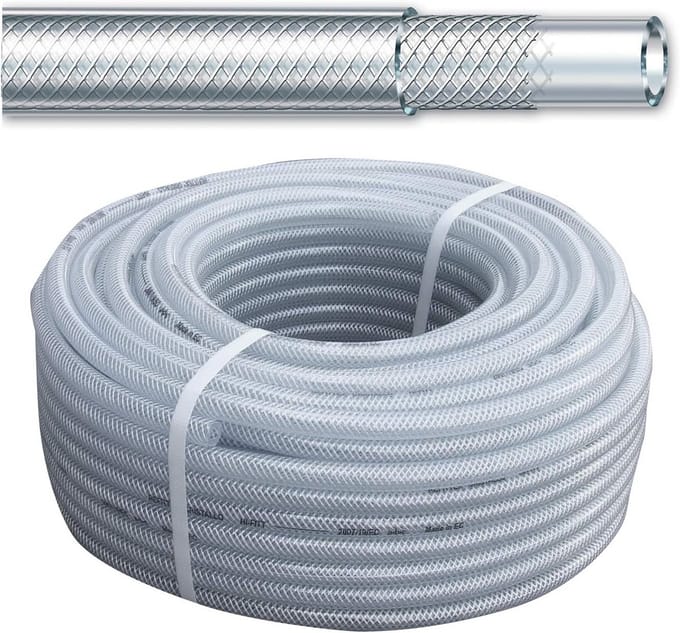 Gele Gevlochten Tuinslang 15mm - 50 Meter Duurzaam en Flexibel