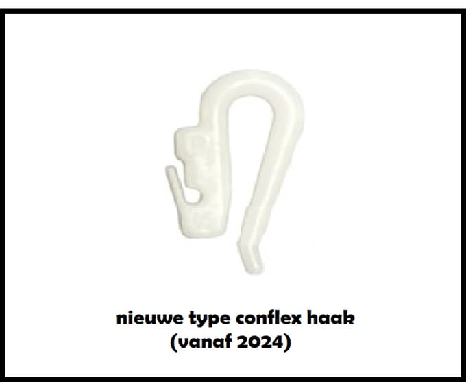 nieuwe type! Conflex losse reserve gordijn haakjes per 20 stuks