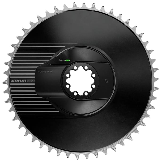 Sram Red E1 Axs Dm Kettingblad Met Vermogensmeter Zwart,Zilver 46/33t