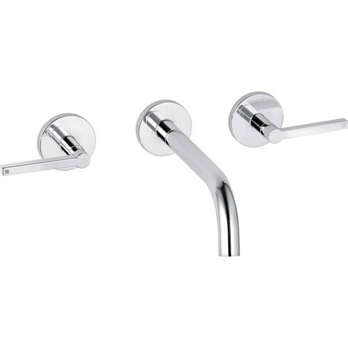 Kludi NOVA FONTE Puristic 3-hole basin mixer for wall mounting 201440515