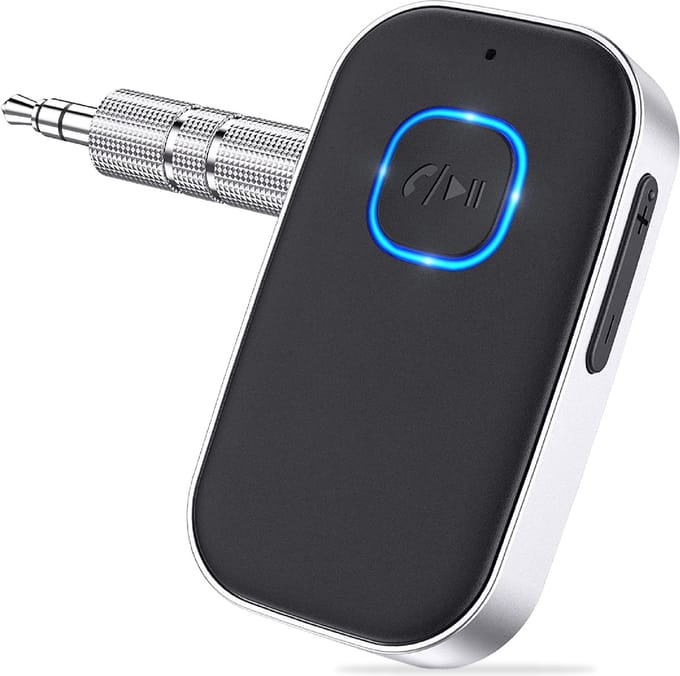Bluetooth Receiver - 16 uur draadloos - BT 5.0 - 3.5mm AUX - Bluetooth Ontvanger - Bluetooth Receiver Auto
