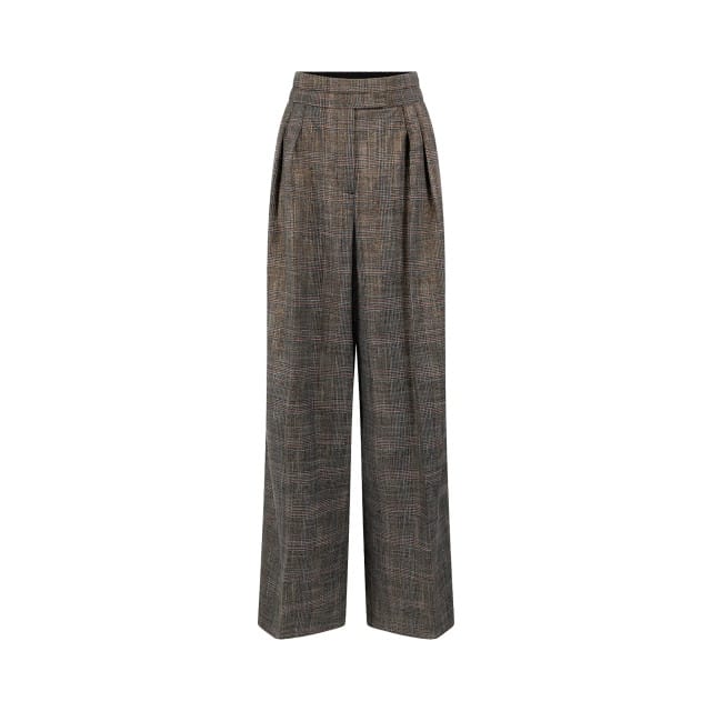 AAIKO Frederique Tweed Vis 540 Broeken Dames - Zwart - Maat S