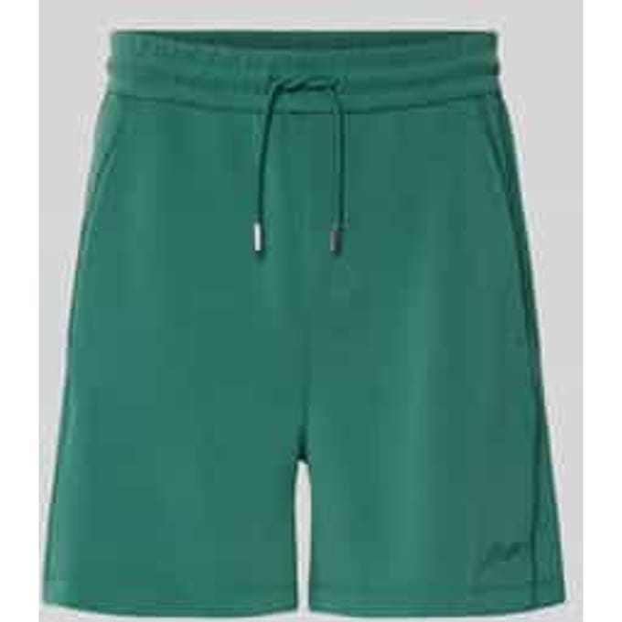 relaxed fit korte broek met tunnelkoord