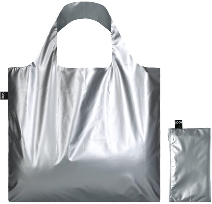 LOQI Bag Large - Silver Metallic