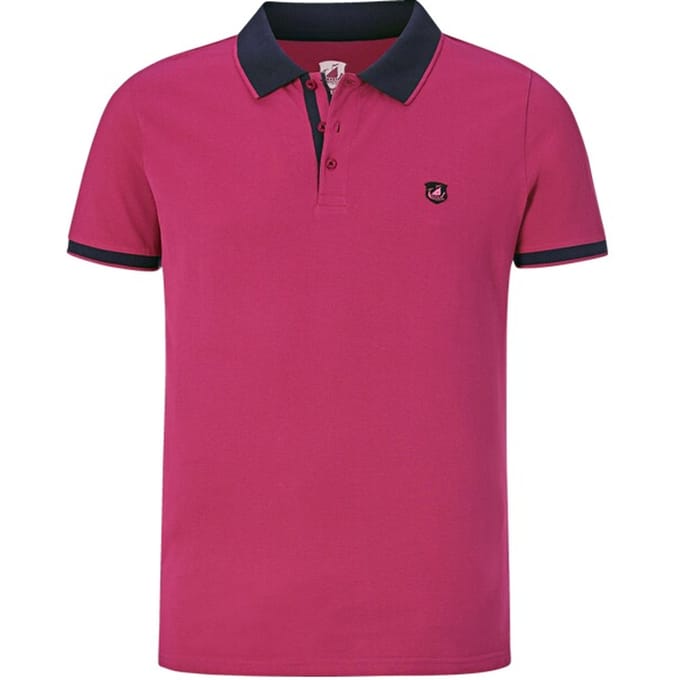 Jan Vanderstorm herren Poloshirt - 80/82 - fuchsia - Plus Size