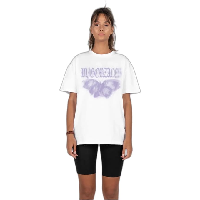 Dames-T-shirt oversized MJ Gonzales Butterfly Illusion