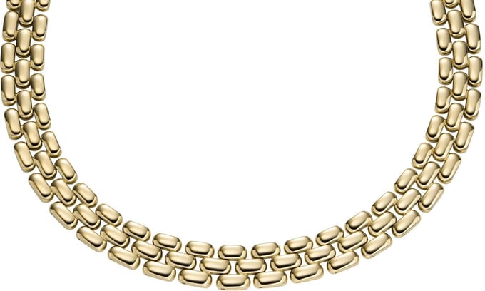 Fossil JF04783710 Dames Collier - Goudkleurig