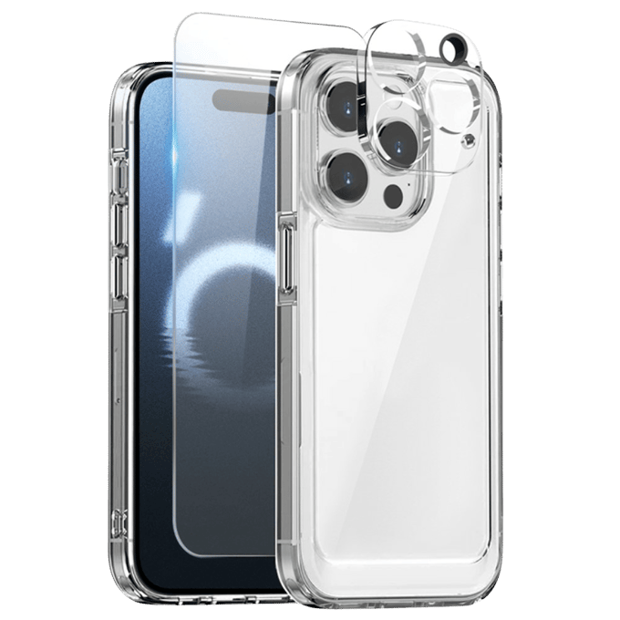 Northjo Apple iPhone 16 Pro Max All-in-One Extreme Protection Pack Transparant