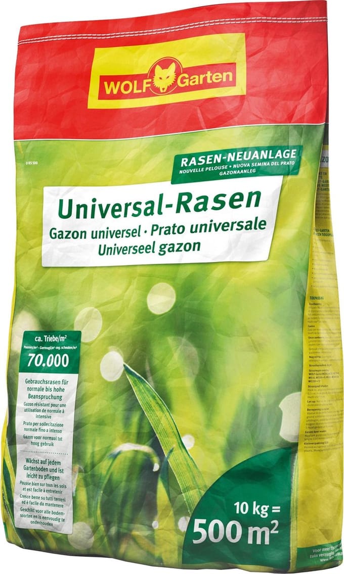Wolf Garten U-RS 500 universeel gazon 10kg voor 500qm
