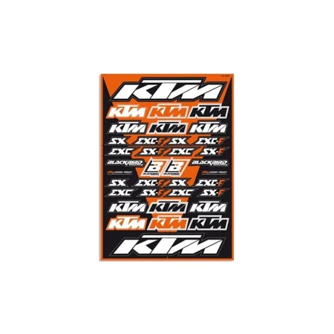 Kit decoratie motor sticker set Blackbird Racing KTM