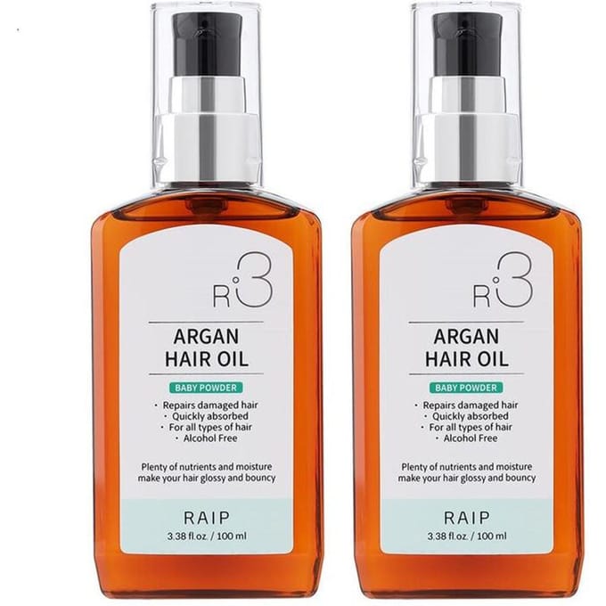 [RAIP] R3 Arganolie Haar Essence #Babypoeder (1+1) 100ml*2EA orange
