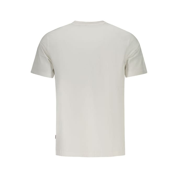 Guess Jeans Bianco Katoenen Heren T-Shirt