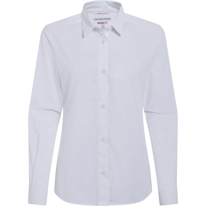 Craghoppers Dames/Dames Alma Nosilife Shirt Met Lange Mouwen (Wit)