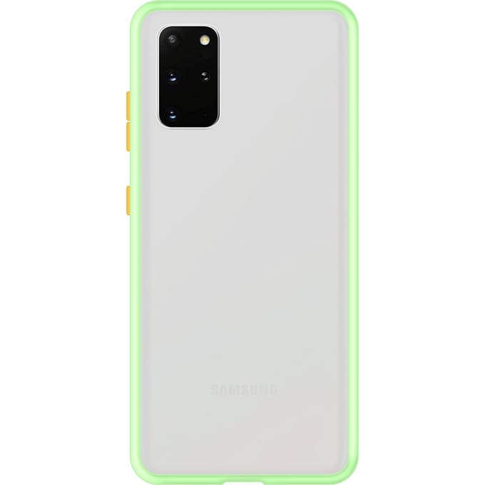 Samsung Galaxy S20 Plus Back Cover - Lichtgroen/Transparant