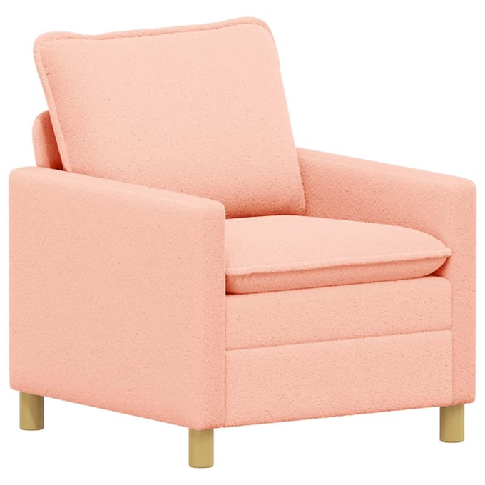 vidaXL - Bank - Roze - 76 - x - 81 - x - 87,5 - cm - Stof