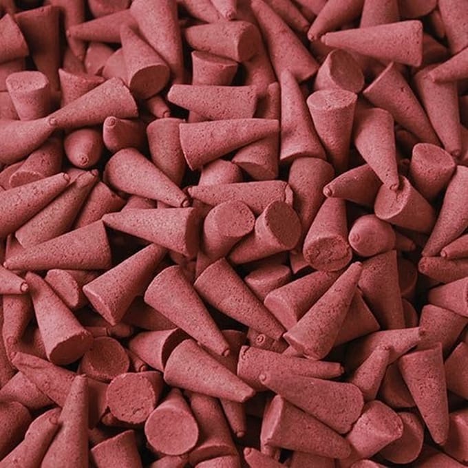 Bulk Wierookkegels - Midnight Rose