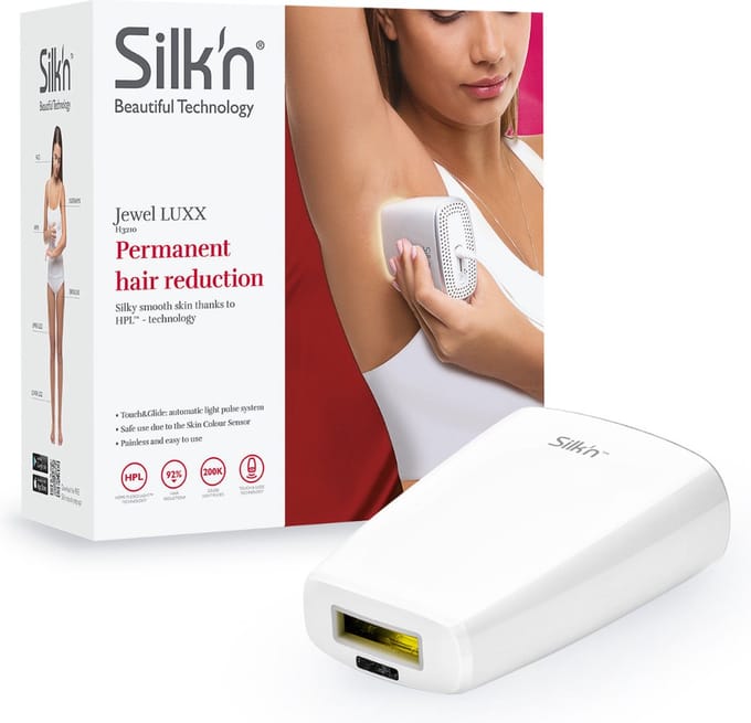 Silk'n Ontharingsapparaat - Jewel LUXX - met automatisch lichtflitssysteem - Wit