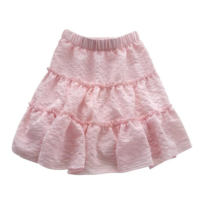 Nouvelle Jupe A-line Taille Haute, Petite Jupe Tutu, Jupe Courte. S jaune