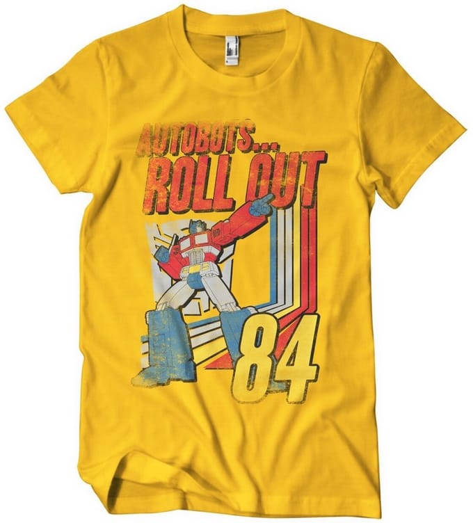 Transformers Autobots - Roll Out T-shirt goud