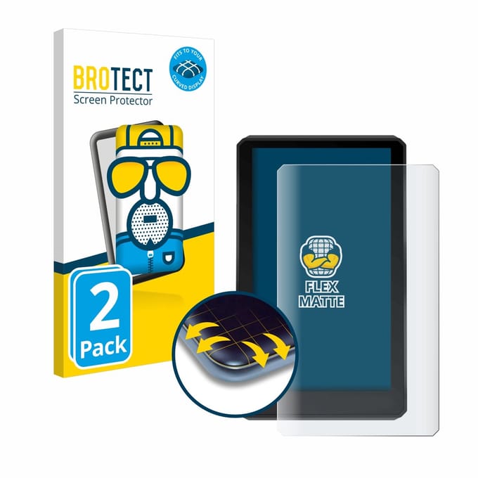 BROTECT - Screenprotector voor Garmin zumo XT - Folie Beschermfolie matte volledig dekking 2 Stuks