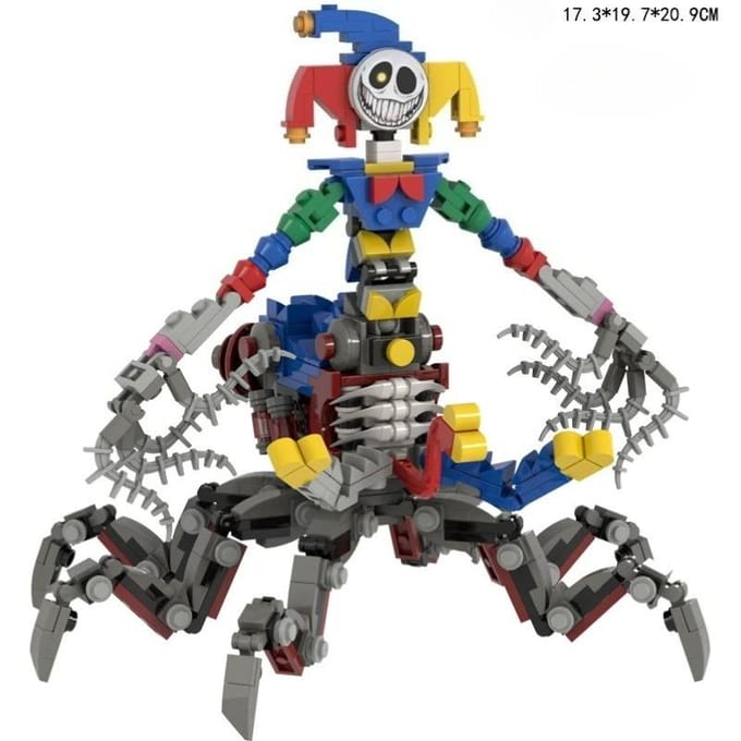 Moc Bobble Game Time 5 Joker Spidert Bouwsteen Assemblage Kleine Deeltjes Figuur Model Ornament Handgemaakt Speelgoed gray