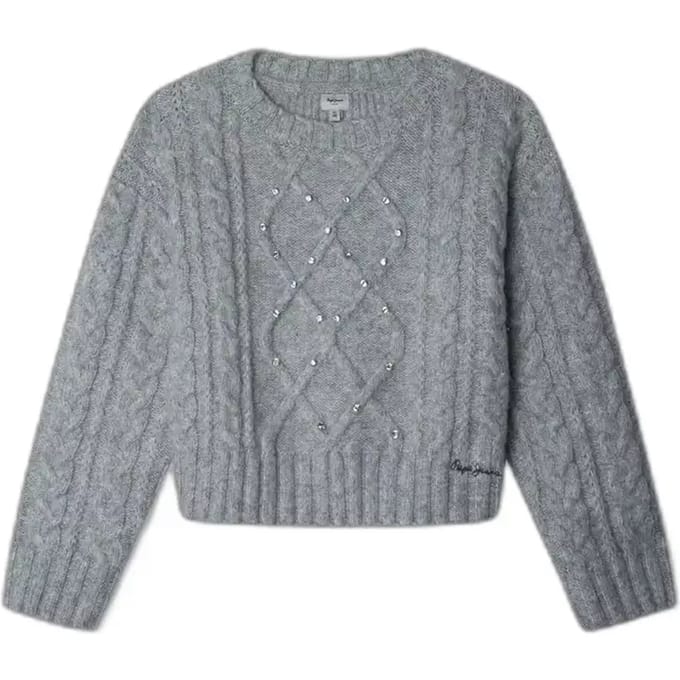 Pepe Jeans Baela Trui Grijs 8 Years Meisje