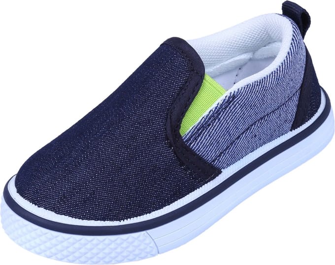 Donkere, marineblauwe instapsneakers voor jongens