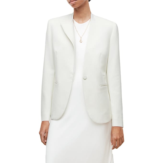 AllSaints Leigh Blazer Ivory White Taglia: 42 | Blazers Outlet | Donna | Bianco