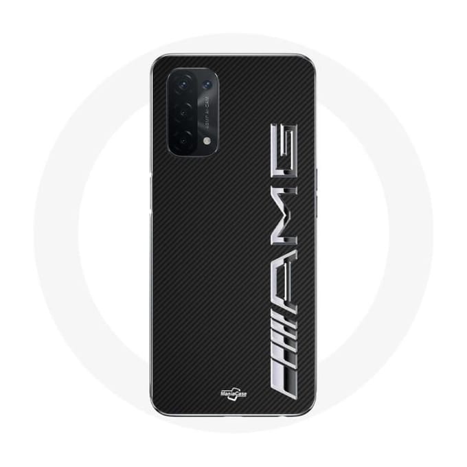 Coque - Amg - Oppo A54 5G - Carbone Texture - Souple - Protection