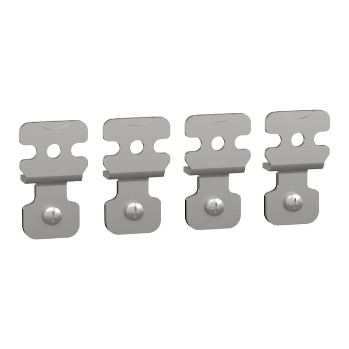 Schneider Electric NSYAEFPFSC Satz (4Stk.) Stahl Set, 4 wandbevestigingslipjes van staal. Voor loop. Spacial S3D 1 stuk(s)