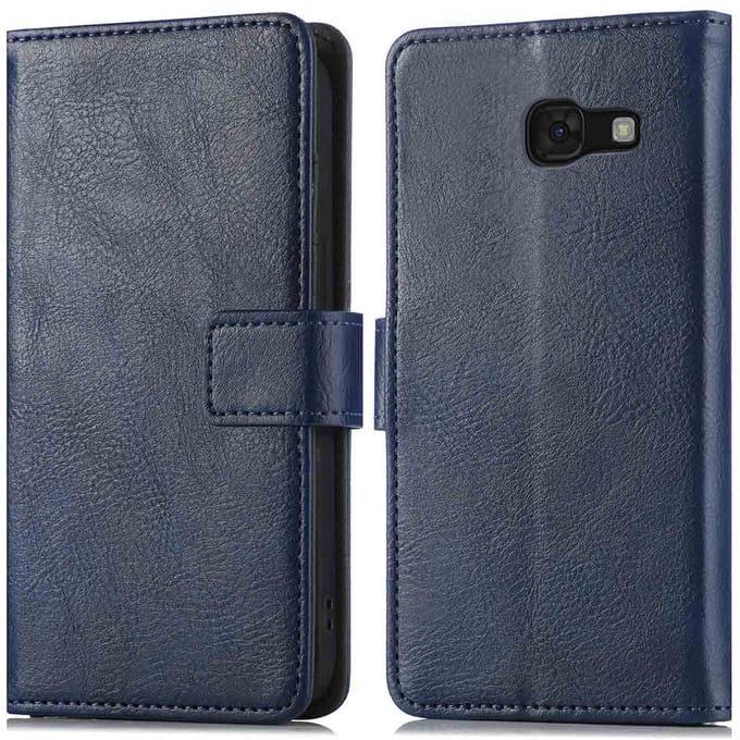 imoshion Hoesje - Geschikt voor Samsung Galaxy A5 (2017) - Luxe Bookcase - Donkerblauw