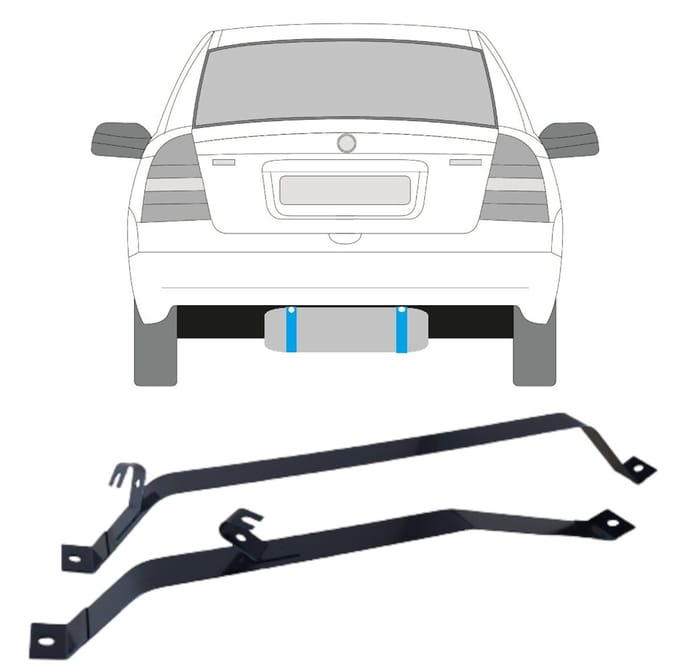 Brandstoftank klemmen voor Opel Astra G 1998-2009