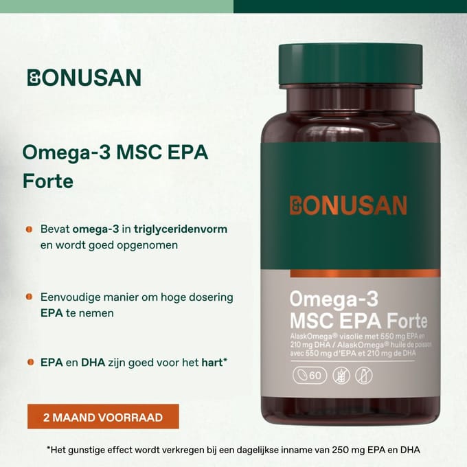Bonusan Omega-3 MSC EPA Forte - 60 Capsules
