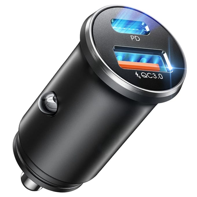 Sigarettenaansteker - USB-adapter auto - PD&QC3.0 - USB-autolader - Autoladeradapter - USB-sigarettenaansteker - Splitteraansluiting