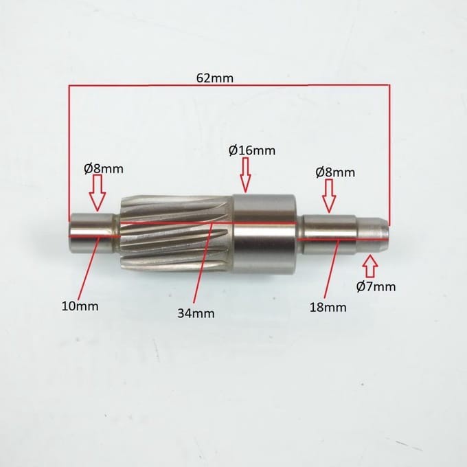 Pignon engrenage compte tour pour moto Yamaha 125 RS DX 1V1-17841-00