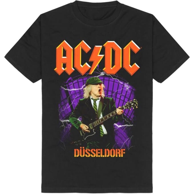 AC/DC T-shirt - Duesseldorf - S tot XXL - voor Mannen - zwart