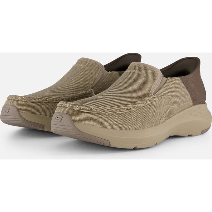 Skechers Hands Free Slip-ins Instappers taupe - Maat 48.5