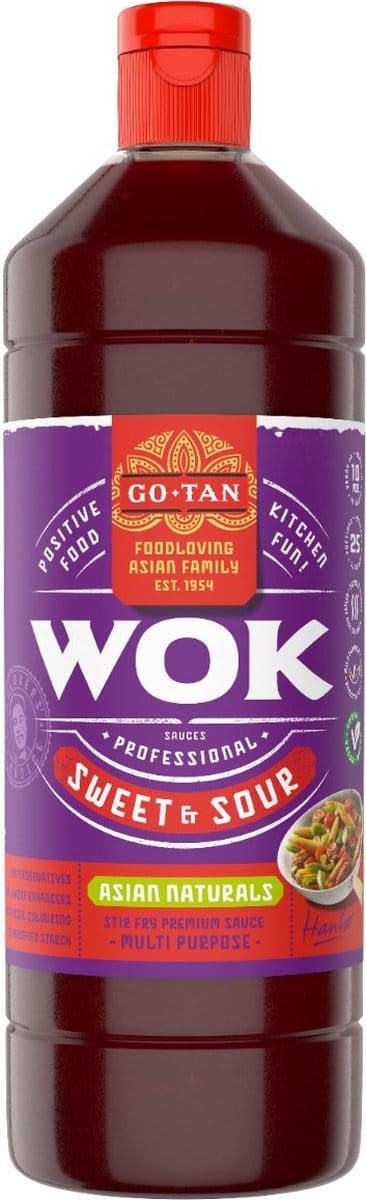 Go-tan - Woksaus Sweet & Sour - 1ltr