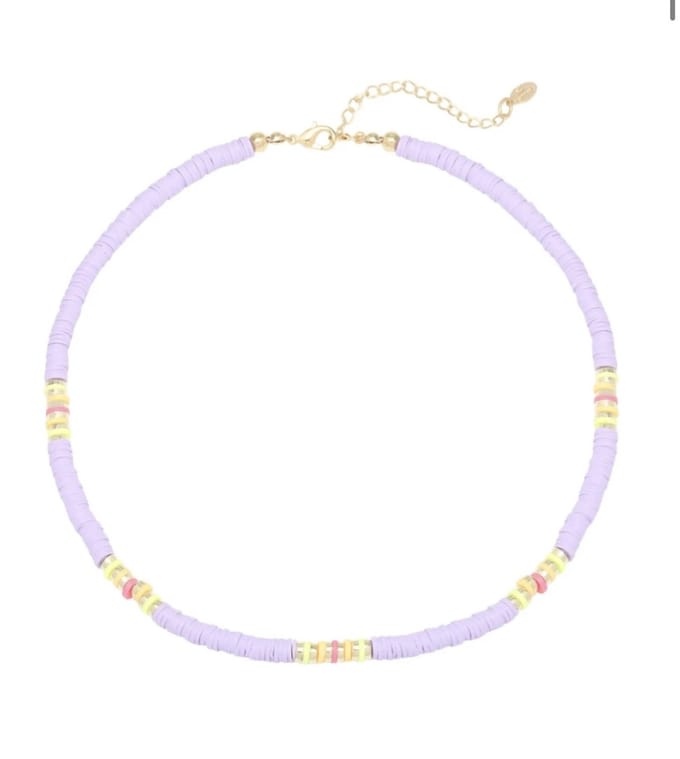 Ketting | Gekleurd | Paars