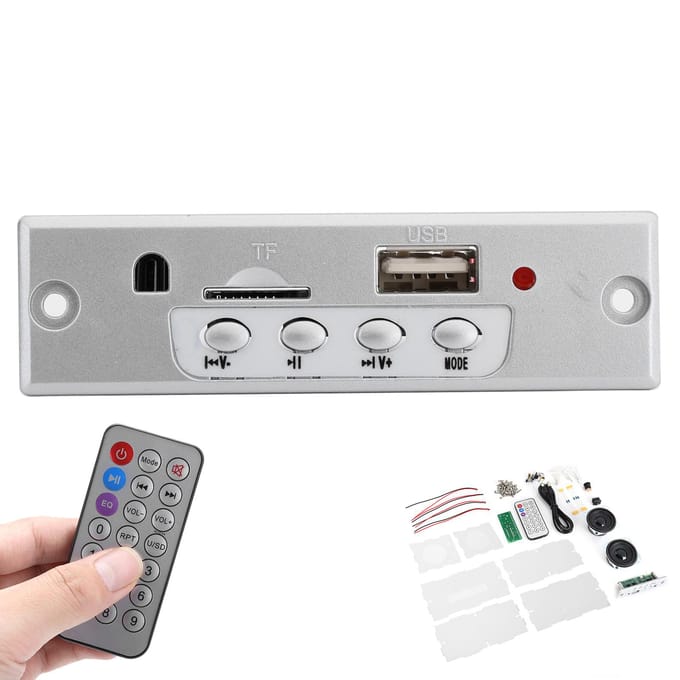 Doe-het-zelf Bluetooth Luidspreker Box Kit Kleine Spraakbesturing Licht Elektronische Geluidsversterker Set