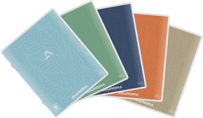 Aurora Writing 60 kladschrift 200 bladzijden, gelijnd 10 stuks