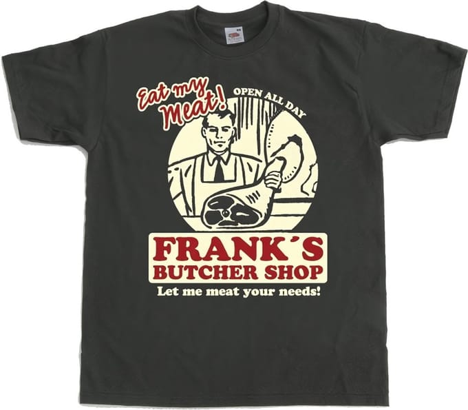 Hybris Franks Butcher Shop Donkergrijs