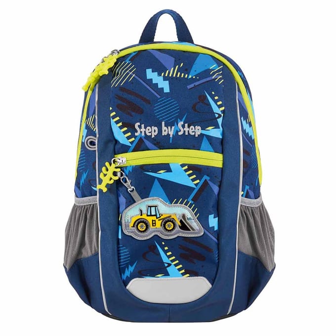 Step by Step rugzak Kiga Maxi Backpack 10L Bagger Bobby donkerblauw
