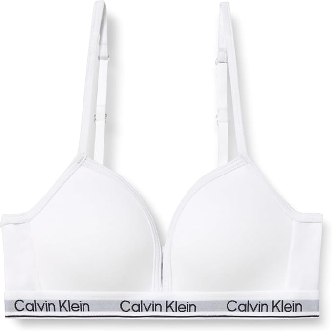 Calvin Klein - Meisjes Triangel BH - Wit - 14/16 jaar