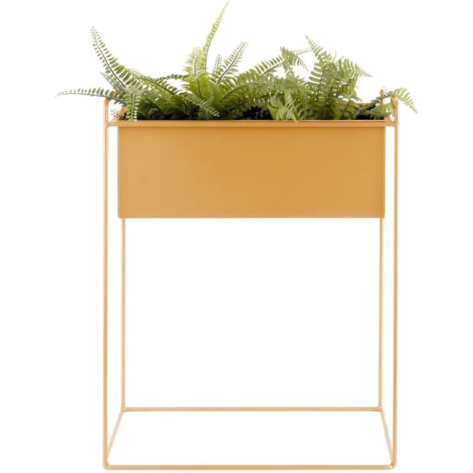 Present Time Bloempot Set Essence Straight - Geel - 51x24x65cm - Modern