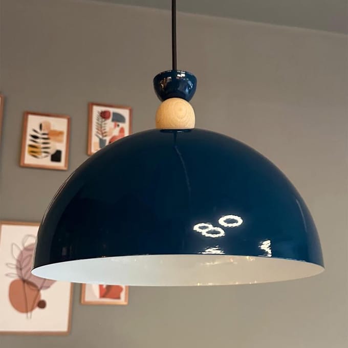 Bamyum Yimpi Hanglamp Industrieel Metaal Ø30 cm, Vintage Hanglamp, E27 Pendellamp