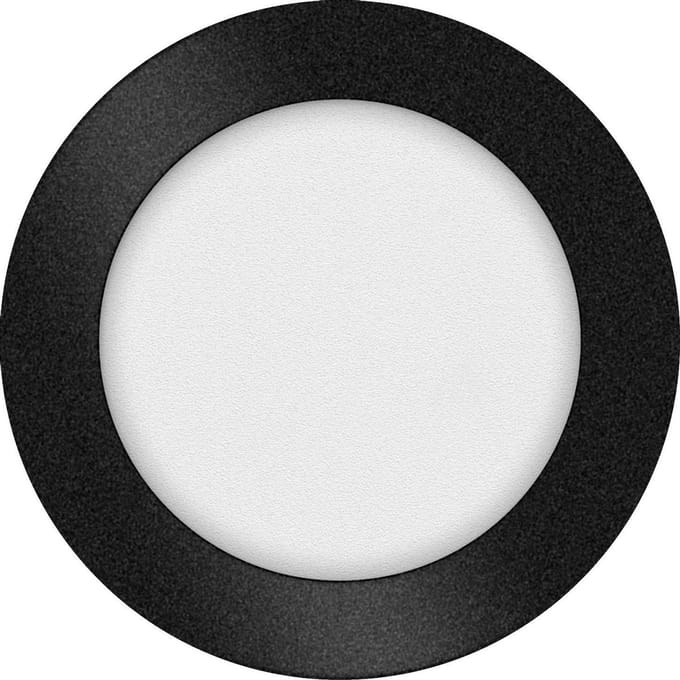 ETH Anne LED plafonnière 4 settings zwart 17x2.7cm 10W IP44 Rond