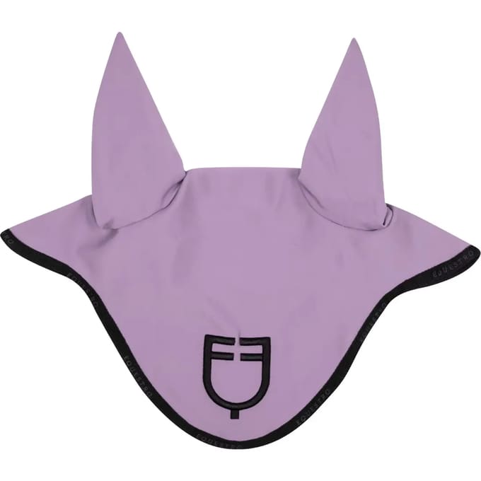 Korte muts van technische stof met logo Equestro